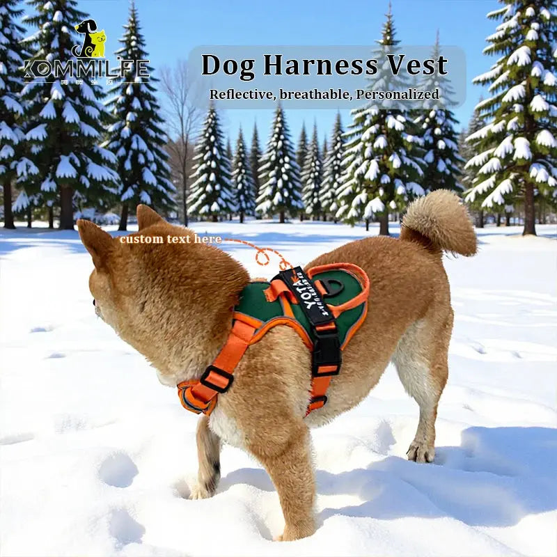 Nylon Adjustable Dog Harness KOMMILIFE Official Store